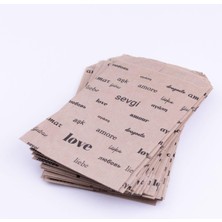 Karokstore Yazılı Kese Kağıdı, Üzeri Siyah 18X30-100 Adet