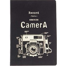 Karokstore Notelook Tekstil Kapak Çizgili Defter B5 Beyaz