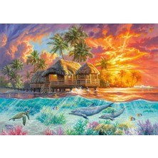 Karokstore 20670 Cennette Haftasonu 1000 Parça Puzzle -Ks Puzzle