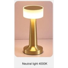Karokstore Taşınabilir Şarjlı Masa Lambası Dimmerli Dekoratif Denver Dokunmatik Sunum Lambası