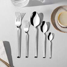 Karokstore Milano Sade 6 Kişilik 30 Parça Çatal Kaşık Takımı