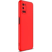 Karokstore Oppo A52 Için Kılıf Double Dip 360 Protective Kırmızı [A52 ile Uyumlu Kılıf - Kırmızı]