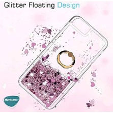 Karokstore Galaxy A33 5g Için Kılıf Glitter Holder Mor [galaxy A33 5g ile Uyumlu Kılıf - Mor]