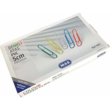 Karokstore Multipack Renkli Dev Ataş Pvc Kaplı 5cm 4 Paket 25 Adet