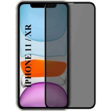 Elixem İphone 11 İphone XR Uyumlu Tam Kaplayan Hayalet Ekran Koruyucu Temperli Cam