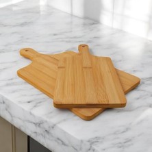 Karokstore 2 Boy Bambu Kesme Tahtası Seti, Bambu Kesim Tahtası, Bambu Et Tahtası | Pratik ve Dayanıklı 2 Boy Bambu Kesme Tahtası Seti - Mutfakta Kesme Işlemlerini Kolaylaştırın!