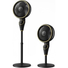 Karokstore Vantilatör 180 Derece Dönebilen Fan Ayarlanabilir Hareketli Kumandalı Sessiz Vantilatör Güçlü Hava S