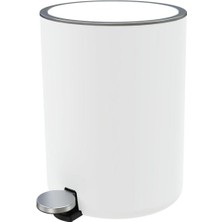 Karokstore 5 Lt Pedallı Çöp Kovası Beyaz