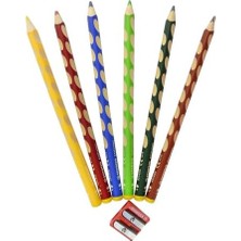 Karokstore Easycolors - Ergonomik Kuru Boya Kalemi - 6 Renkli Tüp - Sol