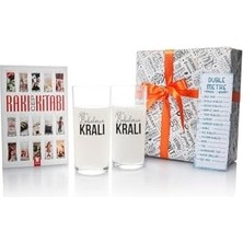 Karokstore Babaların Kralı Tasarımlı Babalar Günü Hediyesi Rakı Kadehi Seti