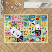 Karokstore Türkçe Kelime Öğretici Oyun Matı - Bebek Oyun Halısı