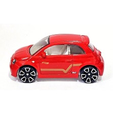Karokstore - Fıat 500E - Hw Green Speed 8/10 - HKK24 - Short Card - Kırmızı - Mattel 2023