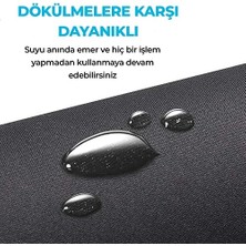 Karokstore Offıce - 27X23 ve 22X18 cm Orta ve Küçük Boy Mouse Pad, Standart - Mini Ofis Ev ve Dar Alanlar Için Mousepad, Fare Altlığı (Orta Boy 27X23 Cm)