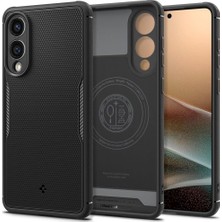 Karokstore Galaxy S25 Edge ile Uyumlu Kılıf Core Armor Hava Kanalı Teknolojisi Askeri Sınıf Koruma Magfit Özellikli Dokulu Yüzey Kapak - ACS09406