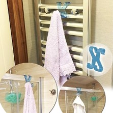 Karokstore It Pratik Kolay Taşımabilir Havlupan 2 Kancalı Banyo Askısı