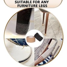 Karokstore Bacak Koruyucuları Kaymaz Bant Zemin Koruyucuları Her Mobilya Ayakları Için, Gürültüsüz, Tekrar Kullanılabilir, Tutkalsız, Tekrar Kullanılabilir, Kullanımı Kolay Mobilya Bacak Pedleri