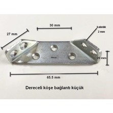 Karokstore Hırdavat Dereceli Köşe Bağlantı Aparatı - 8 Adet