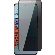 Elixem Xiaomi Redmi 13 Uyumlu Tam Kaplayan Hayalet Ekran Koruyucu Temperli Cam