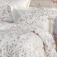 Karokstore ANNATA%100 Pamuk Çift Kişilik Nevresim Takımı Somon