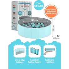 Karokstore Akordeon Katlanabilir Oyun Alanı 7 cm 100 Toplu - Mint