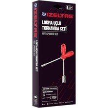 Karokstore 4770008108 Lokma Uçlu Tornavidalar, Kırmızı, 8'li