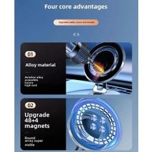 Karokstore Manyetik Telefon Tutucu, Açısı Ayarlanabilir Süper Güçlü Mıknatıslı Telefon Tutucu, Ayarlanabilir Araba Standı Tüm Akıllı Telefonlar Için Eller Serbest (UN-164)
