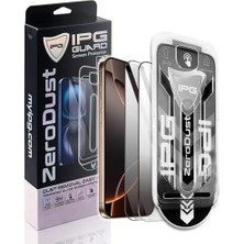 Karokstore Ipg Zero Dust – 16 Pro Max Için Otomatik Toz Giderici Temperli Cam (2 Adet). Aplikatör ile Kabarcıksız ve Kolay Montaj, Parmak Izi Tutmayan 9h Çizilmez Yüzey, Tüm Kılıflarla Uyumlu