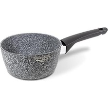 Karokstore Moneta Sinfonia Güveç Tenceresi 1 Sap 16 cm Endüksiyon Için De Uygun, Mineral Parçacıklarıyla Güçlendirilmiş, Italya'da Üretilmiştir