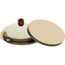 Karokstore 503.430.05 Glattis Altlık, Tutuculu, Pirinç Rengi