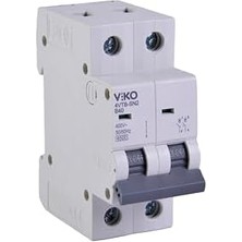 Karokstore 4VTB-2B40 Otomatik Sigorta 4,5ka B Tipi 2 Kutup 40A