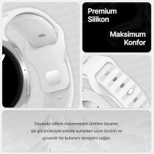 Karokstore Galaxy 8 (40MM/44MM) ve 8 (46MM) ile Uyumlu Konforlu ve Yumuşak Rugged Silikon Kordon