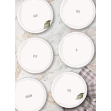 Karokstore The Mia Summertime Servis Tabağı 6 Lı Set - 26 cm