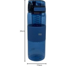 Karokstore 700ML Silikon Gövdeli Detoks Aparatlı Tritan Su Matarası