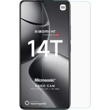 Karokstore 14T Pro Glass Cam Ekran Koruyucu [14T Pro ile Uyumlu Ekran Koruyucu - Şeffaf]