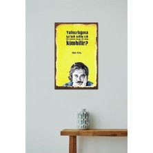 Karokstore Kuşe Kağıt Duvar Posteri Yalnızlığa Iyi Bak Oğuz Atay Retro DRTR0020