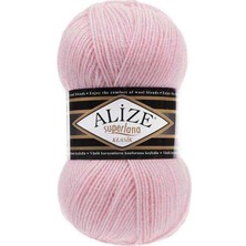 Alize Süperlanaklasik (5 Adet) 161 Pudra Rengi El Örgü Ipliği