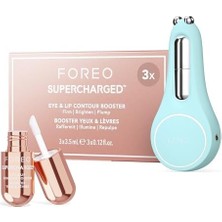 Karokstore Foreo A Wink 'n' A Smile Paketi - Bear 2 Eyes&lips Mikro Akım Masaj Cihazı + Foreo Supercharged Göz, Dudak Çevresi Güçlendirici Serum 3x3.5ml