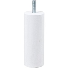 Karokstore Ahşap Mobilya Koltuk Kanepe Ayağı Vida Çapı 10 mm Beyaz