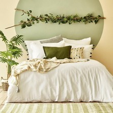 Karokstore Arno Nevresim Çift Kişilik, Beyaz, 200X220 cm