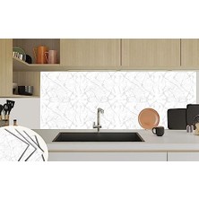 Karokstore Kendinden Yapışkanlı Silver Desenli Pvc, Yapışkanlı Kaplama, Çıkartması, Zemin Duvar Karosu 30X30 cm (11 Adet / 1 M²)