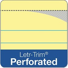 Karokstore Tops The Legal Pad Yazma Pedleri, 20,8 cm x 25,08 cm x 25,08 Cm, Kanarya Kağıdı, Yasal Kural, 50 Yaprak, 3'lü Paket (75327)