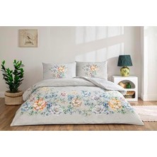 Karokstore Fiora  Standart Pamuk Nevresim Takımı, Gri, Çift Kişilik
