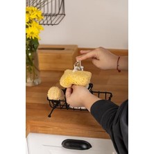 Karokstore Tekli Standlı Gümüş Kapak Sıvı Sabunluk Siyah
