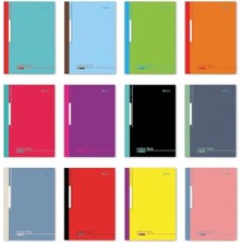 Karokstore A4 Dikişli Okul Defteri 6’lı Paket (3 Çizgili + 3 Kareli) – 60 Yaprak (120 Sayfa)