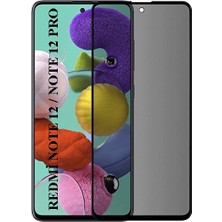 Elixem Xiaomi Note 12 Xiaomi Note 12 Pro Uyumlu Tam Kaplayan Hayalet Ekran Koruyucu Temperli Cam