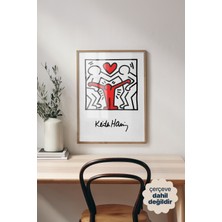 Persona Istanbul Keith Haring "aile ve Sevgi" - Ikonik Pop Art Duvar Posteri (Çerçevesiz)
