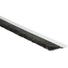 Kapı Altı Fırça Alüminyum 100 cm H Tipi 3cm Kıl Boyu