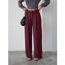 Paw Garage Kadın Nova Modal Dokulu Pileli Palazzo Pantolon