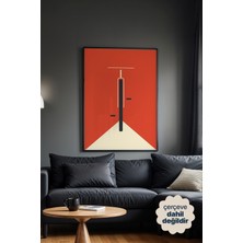 Persona Istanbul Minimalist Bisiklet Illüstrasyonu - Retro Modern Duvar Sanatı Posteri (Çerçevesiz)