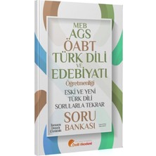 Öabt Meb Ags Türk Dili ve Edebiyatı Eski ve Yeni Türk Dili Sorularla Tekrar Soru Bankası Özdil Akademi